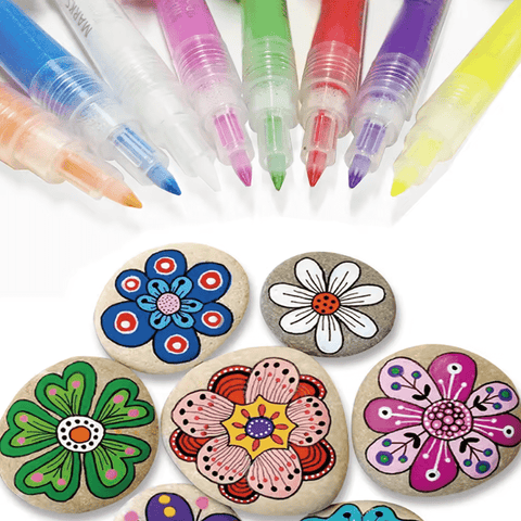 ARTIFYCOLORS Acrylic Paint Markers – Set of 12 Colours