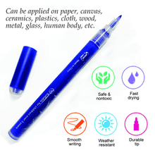 ARTIFYCOLORS Acrylic Paint Markers – Set of 12 Colours
