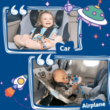 BABYSENSE Sensory Pull Toy – Teether and Motor Skills Toy (6–18 months)